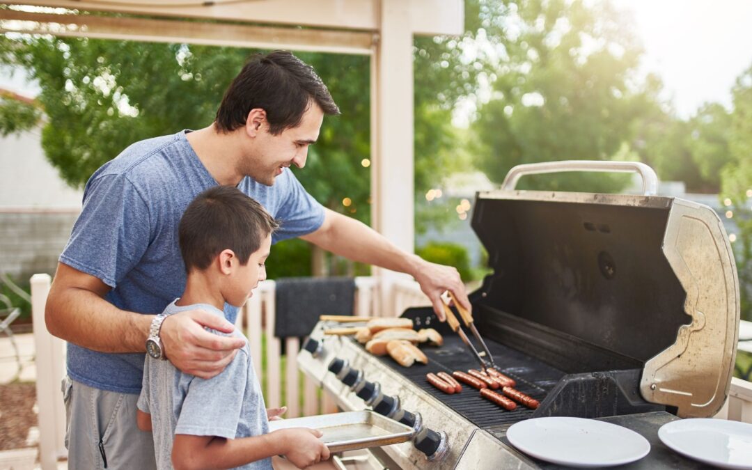 Porches con barbacoa